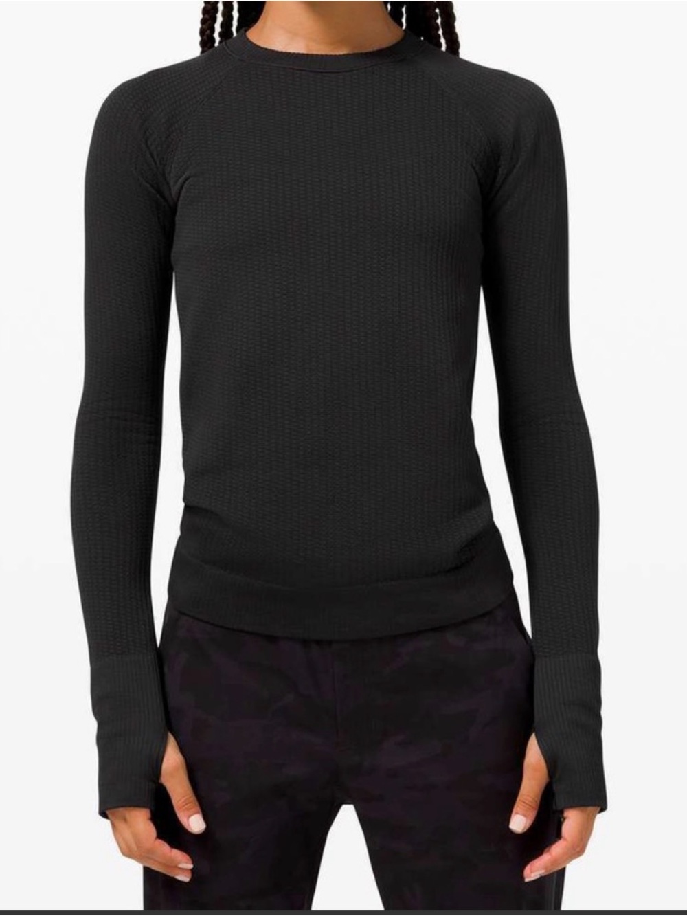 Lululemon Rest Less Pullover ~ 4 ~ Bubble Dot Black